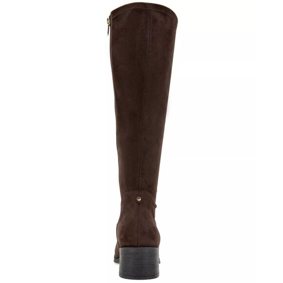 Kenneth Cole Reaction Womens Salt Stretch Tall Boots Chocalate Size 8.5M NEW - Picture 4 of 10